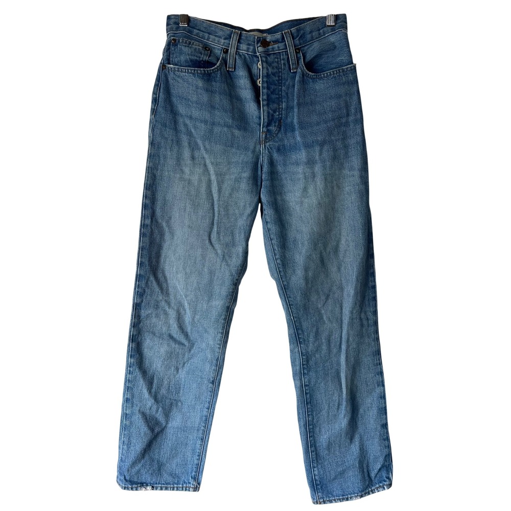 Madewell The DadJean Light‎ Wash High Rise Button Fly Denim Women's Size 25